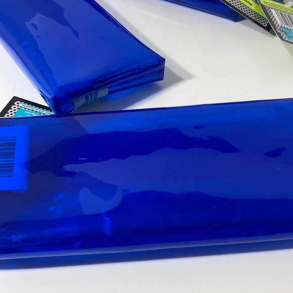 Blue Makeup Bag Pencil Case Zipper Organizer - Picture 8 of 11